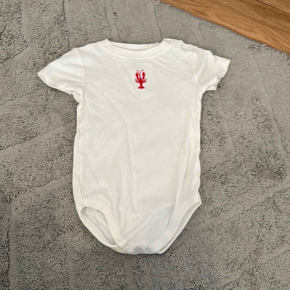 Janie and Jack Lobster Onsie